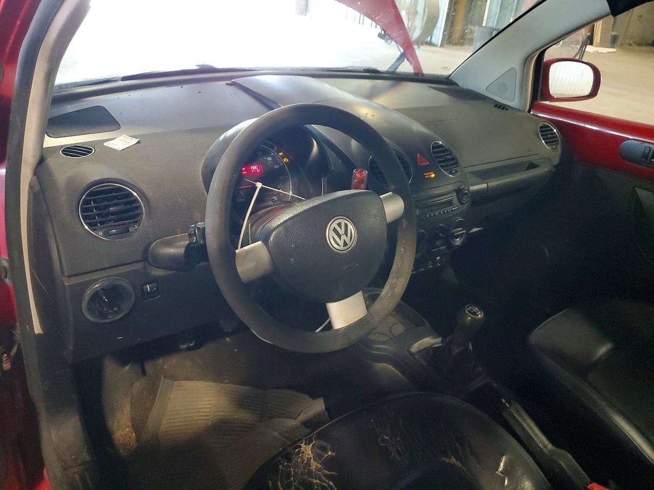 2006 Volkswagen New Beetle 2.5l Option Package 1 Red vin: 3VWRW31C96M416373