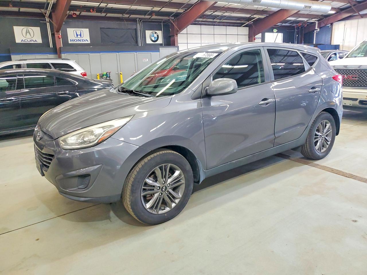 2014 Hyundai Tucson Gls Gray vin: KM8JTCAF7EU882795