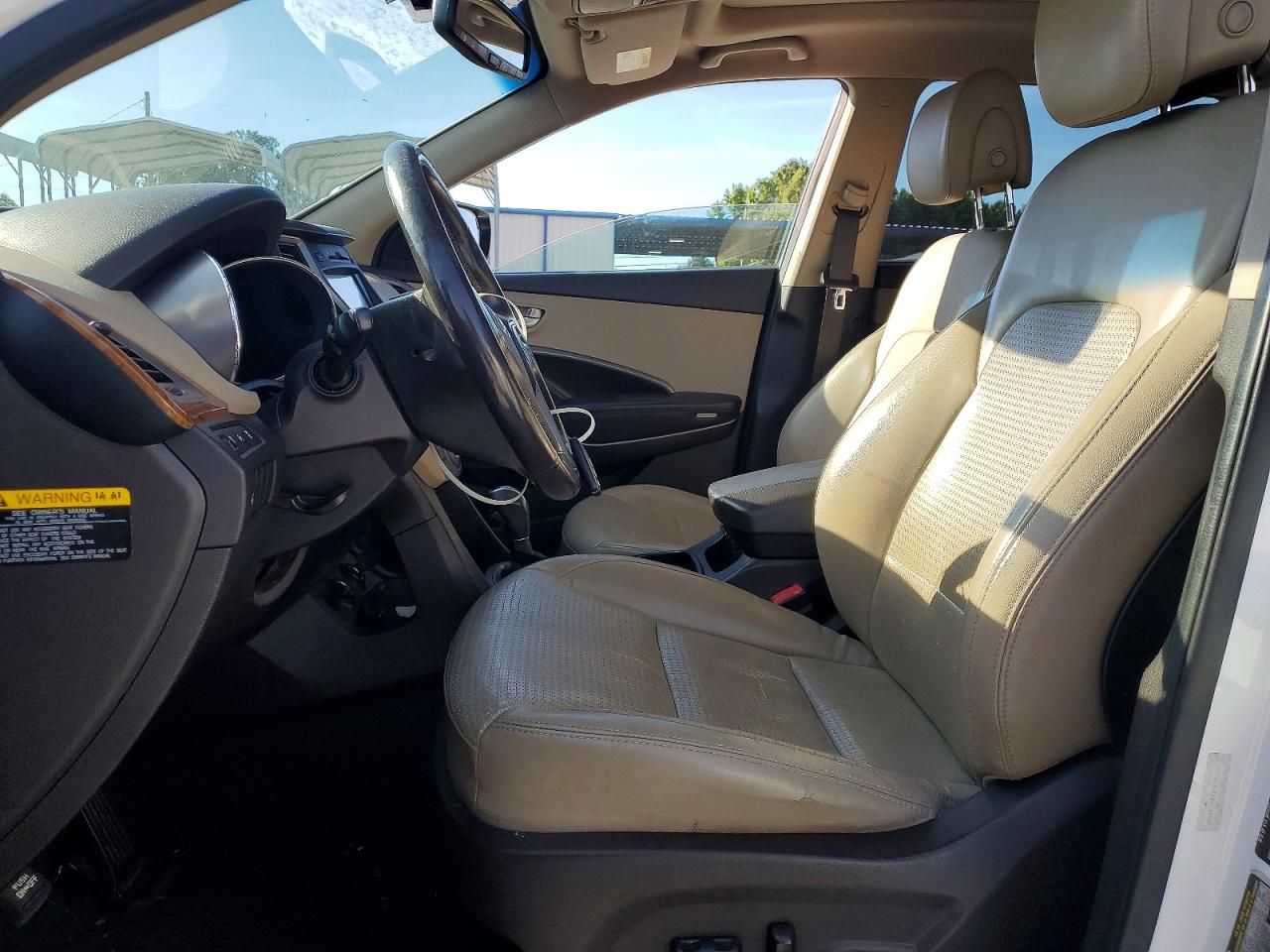 2013 Hyundai Santa Fe Sport 2.4l White vin: 5XYZU3LBXDG044968