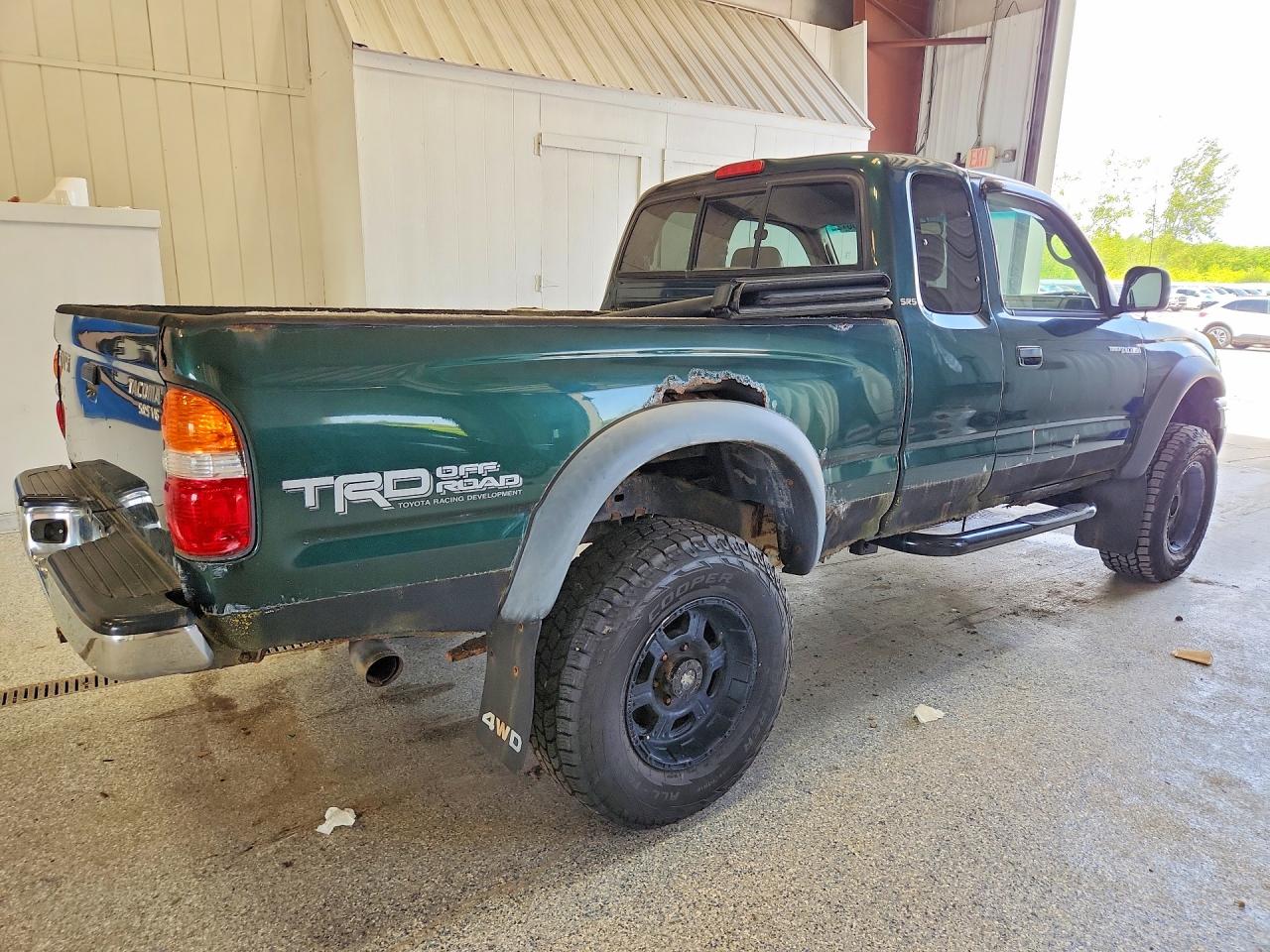 2003 Toyota Tacoma Xtracab Green vin: 5TEWN72N93Z238544