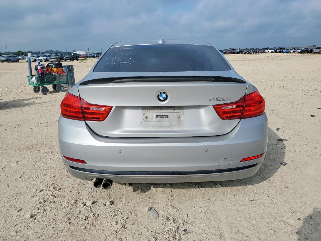 2014 Bmw 428 I Silver vin: WBA3N3C57EF711056