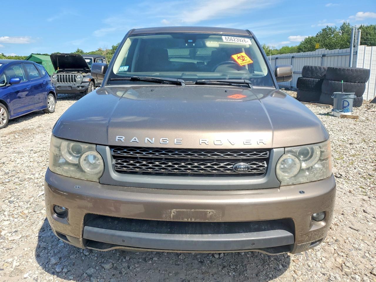 2011 Land Rover Range Rover Sport Lux Brown vin: SALSK2D48BA288643