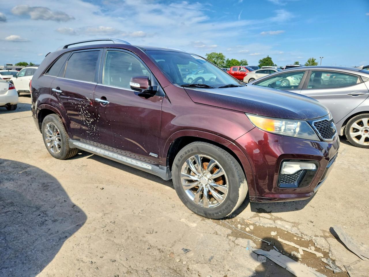 2012 Kia Sorento Sx Red vin: 5XYKWDA28CG249563