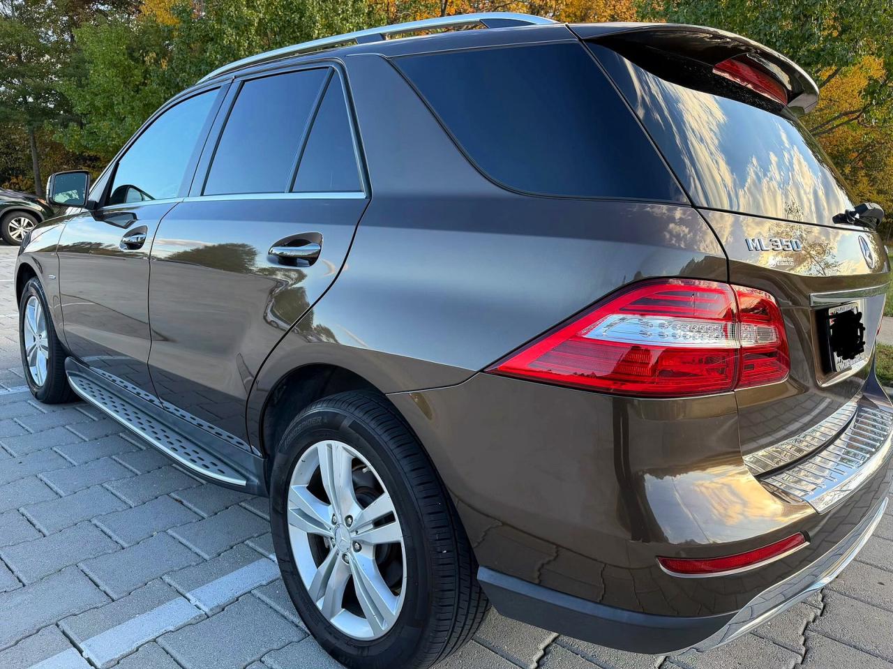 2012 Mercedes-benz Ml 350 4matic Brown vin: 4JGDA5HB2CA026708