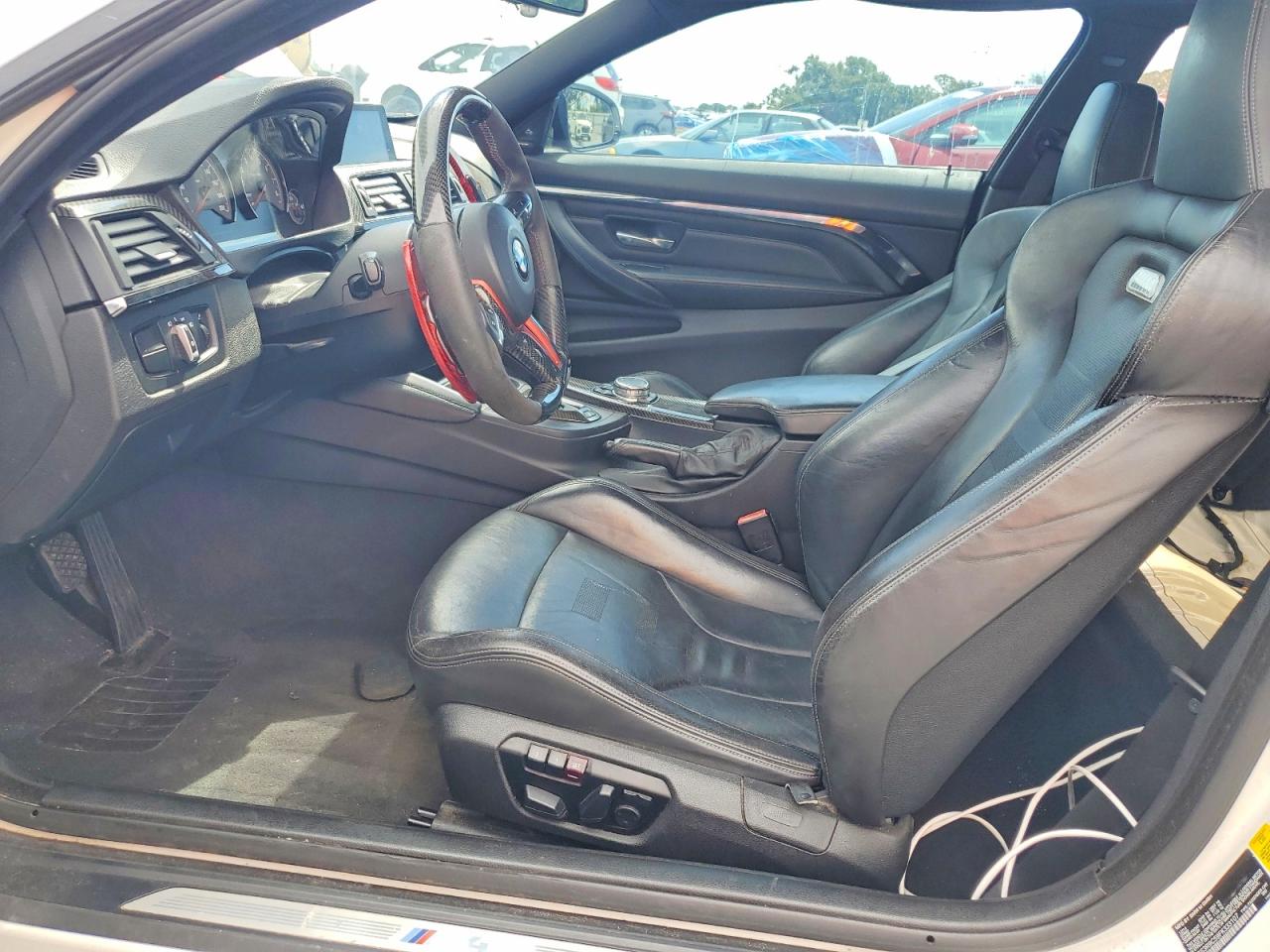 2015 Bmw M4 White vin: WBS3R9C59FK333107