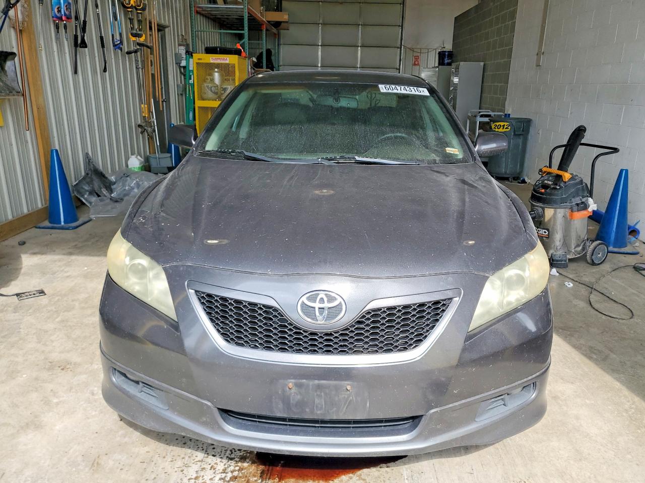 2007 Toyota Camry Se V6 Gray vin: 4T1BK46K97U040689