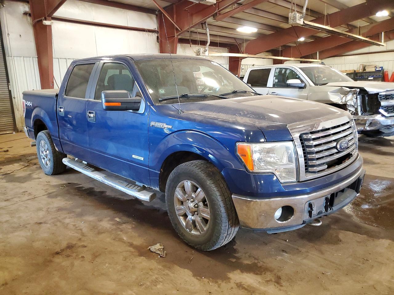 2012 Ford F150 Supercrew Blue vin: 1FTFW1ET2CFB33216