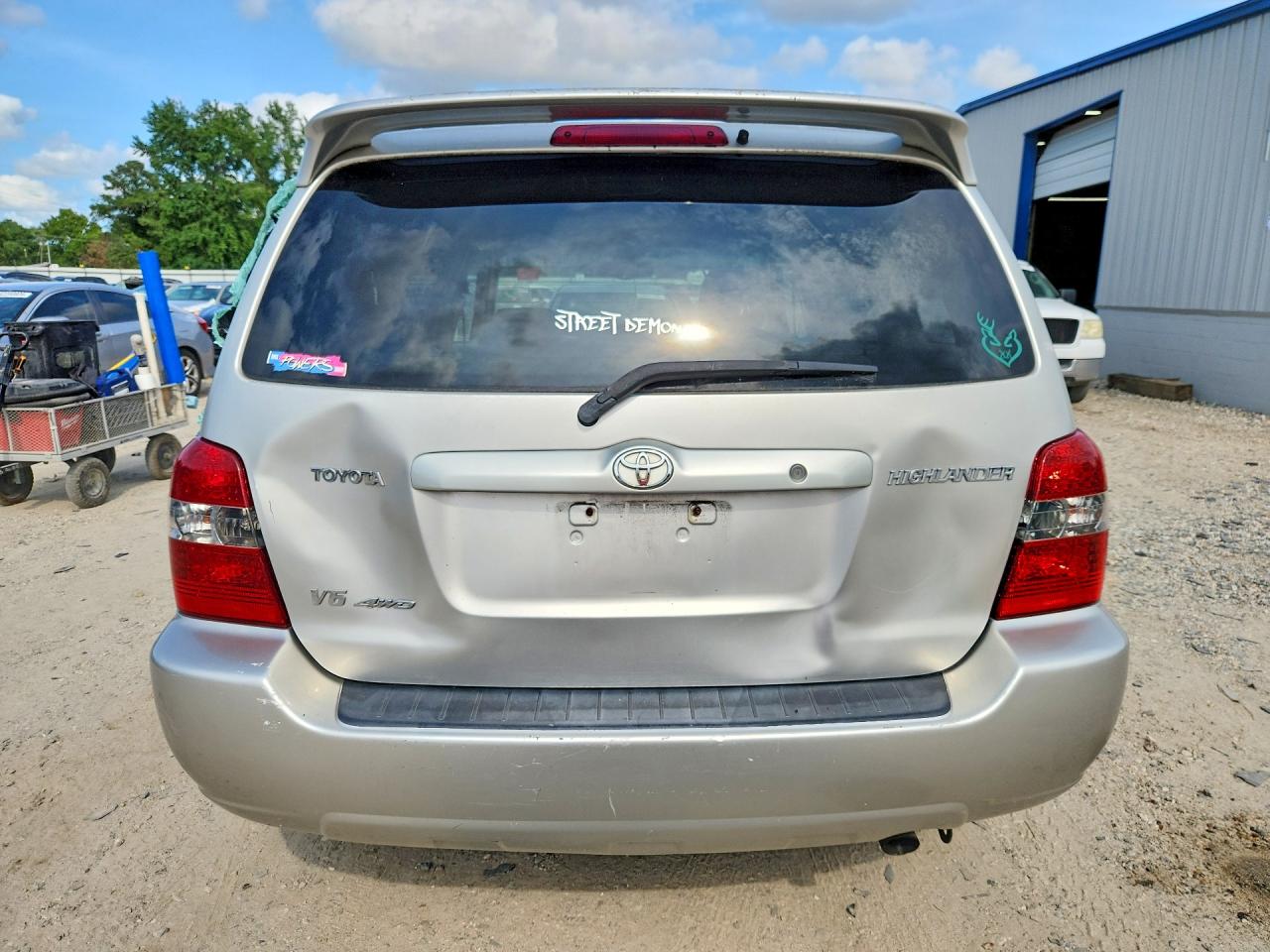 2004 Toyota Highlander Limited Silver vin: JTEEP21A240039713