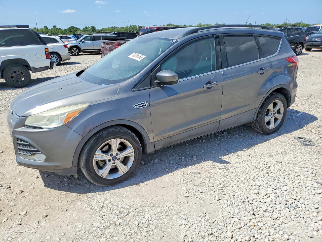 2014 Ford Escape Se Gray vin: 1FMCU0GX8EUE12005