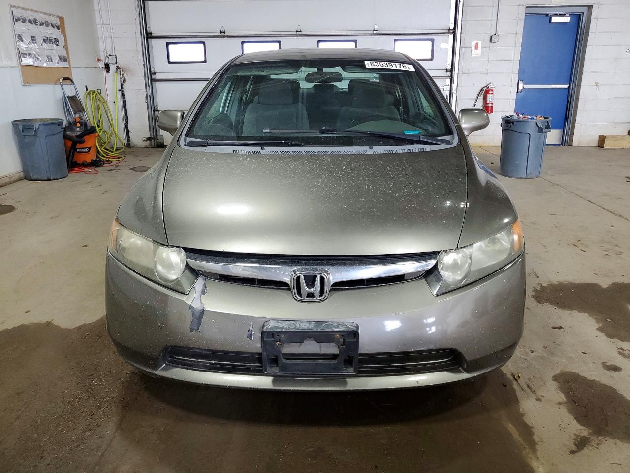 2008 Honda Civic Lx Gray vin: 2HGFA16528H335916
