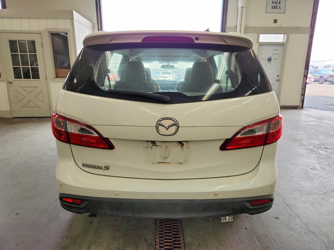 2014 Mazda 5 Touring White vin: JM1CW2CL6E0166818