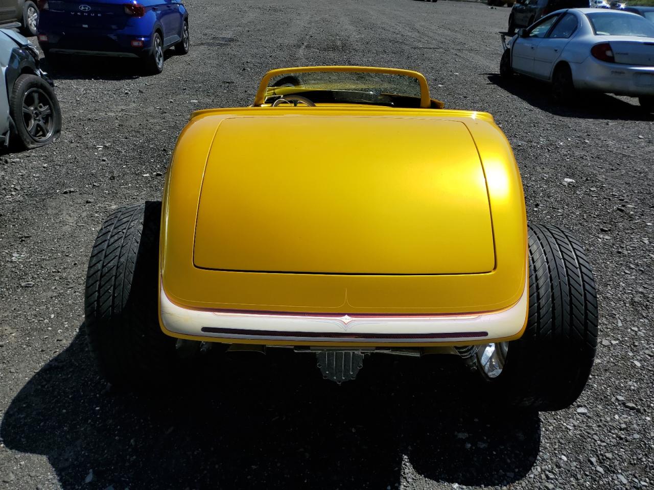1933 Ford Roadster Желтый vin: 18243299