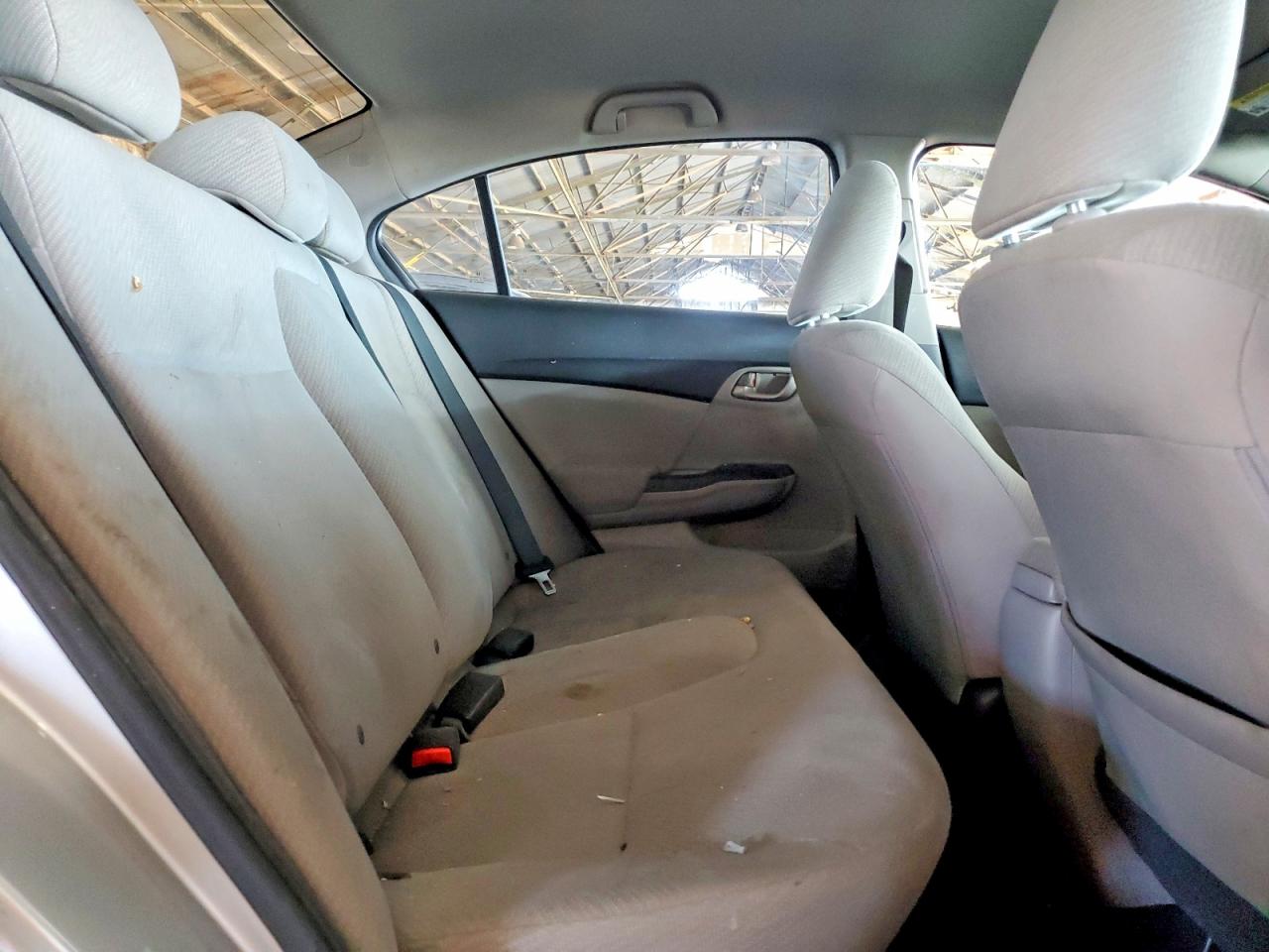 2013 Honda Civic Lx Silver vin: 2HGFB2F50DH300398