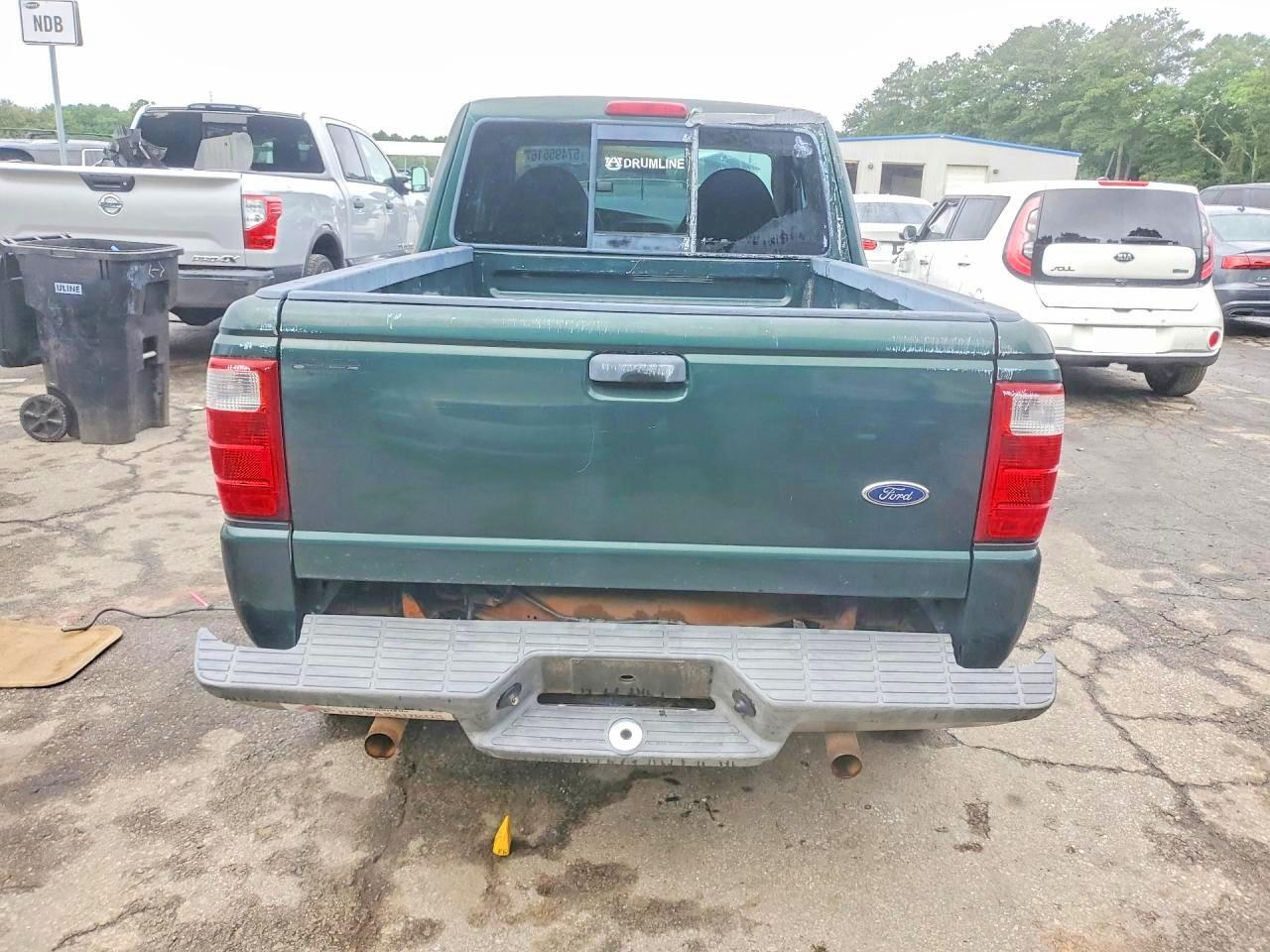 2003 Ford Ranger Super Cab Green vin: 1FTZR45E73PB19099