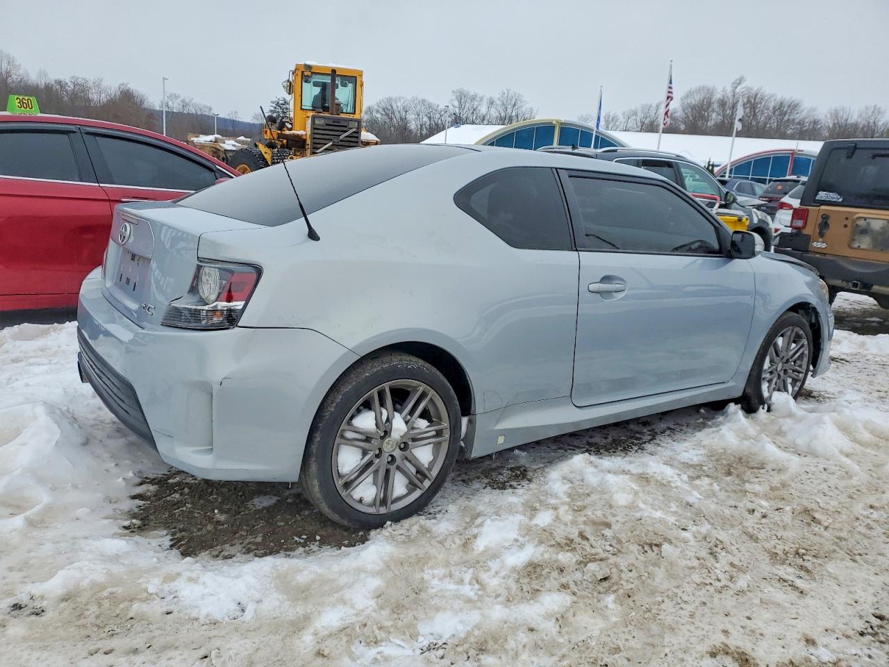 2014 Toyota Scion Tc Silver vin: JTKJF5C76E3074658