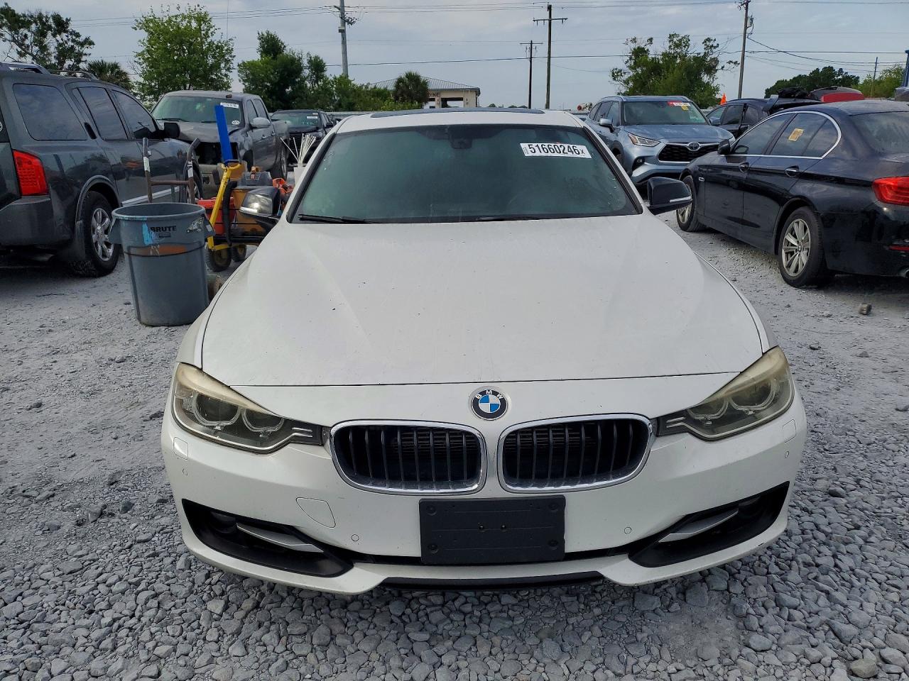 2013 Bmw Activehybrid 3 White vin: WBA3F9C57DF145365