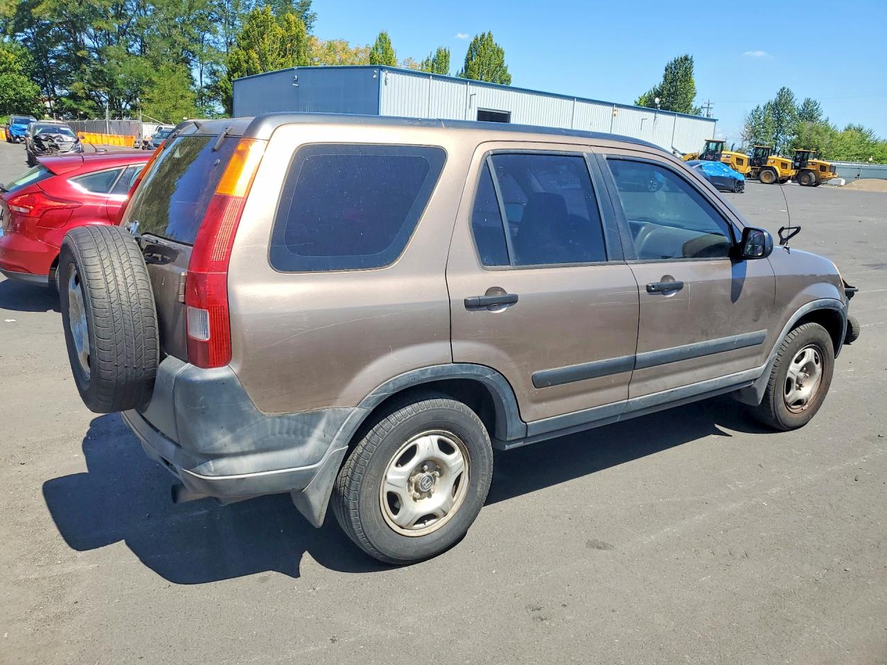2004 Honda Cr-v Lx Gray vin: JHLRD68434C007800