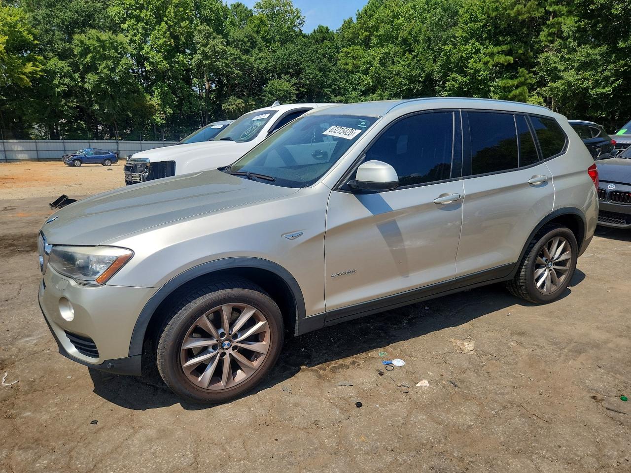 2015 Bmw X3 Sdrive28i Beige vin: 5UXWZ7C50F0F76228