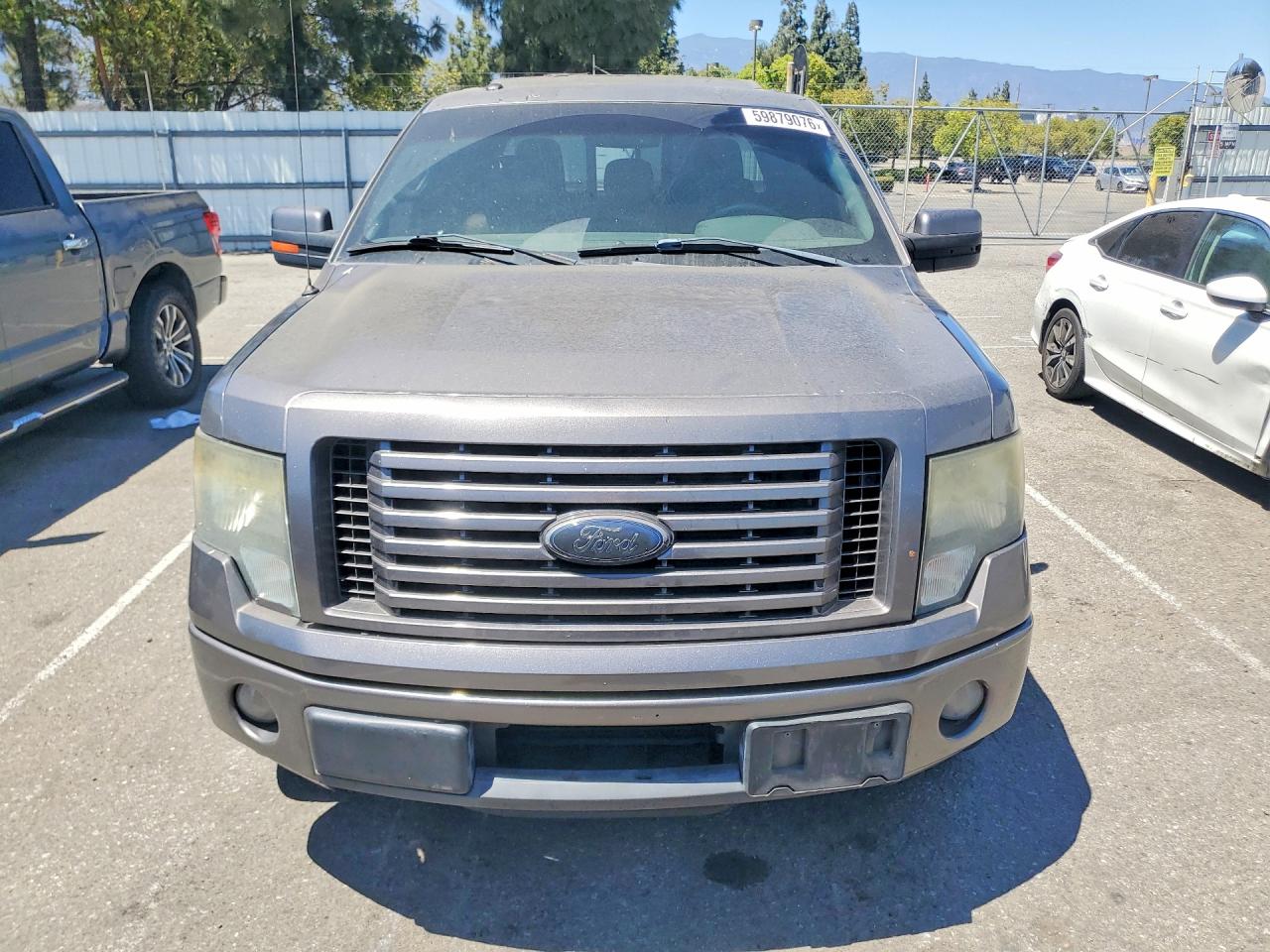 2012 Ford F150 Supercrew Gray vin: 1FTFW1CT8CFC59034