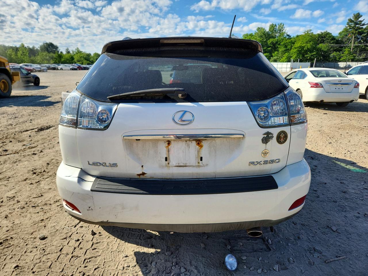 2008 Lexus Rx 350 White vin: 2T2HK31U98C094845