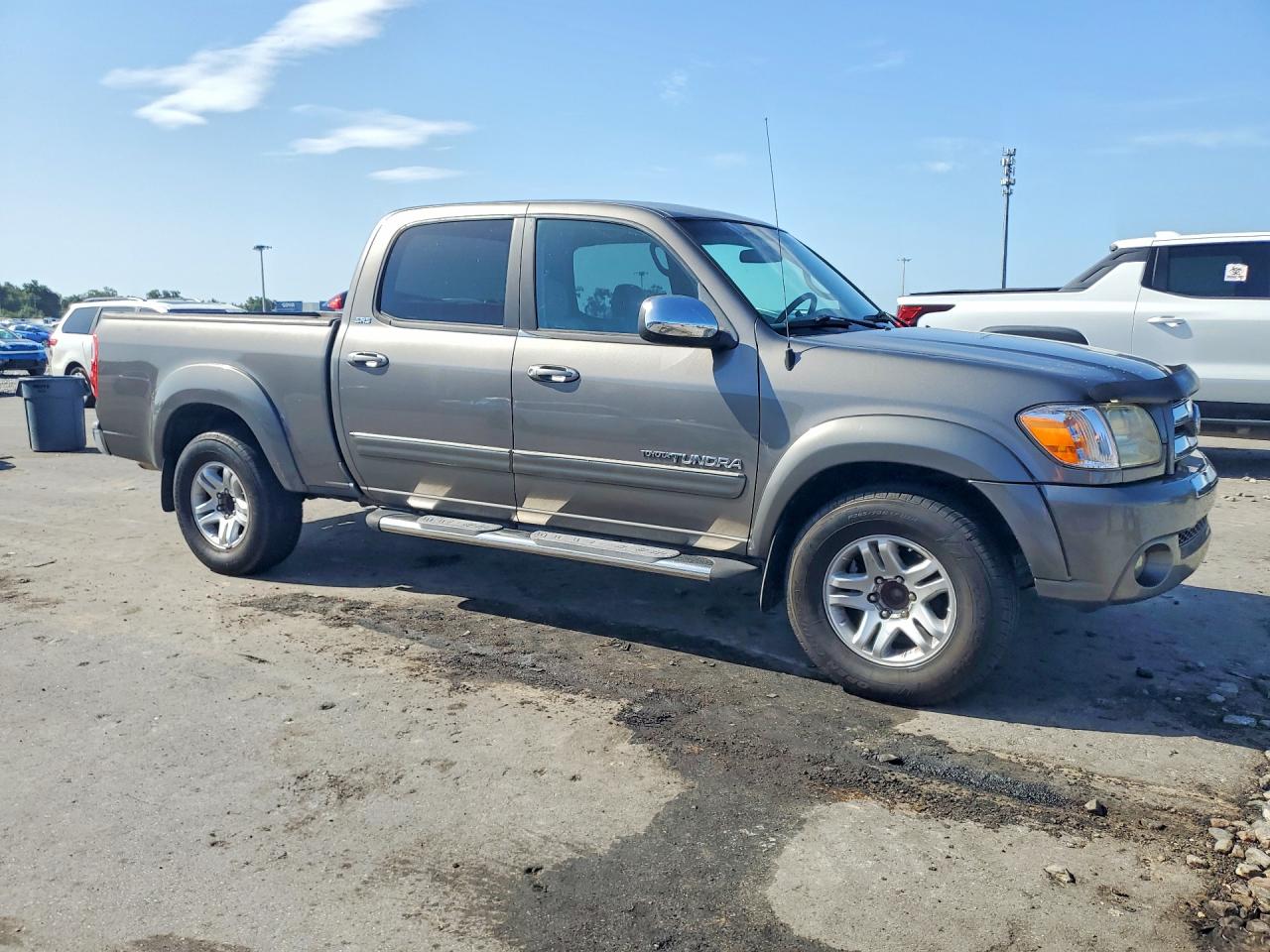 2006 Toyota Tundra Double Cab Sr5 Silver vin: 5TBET34186S550059