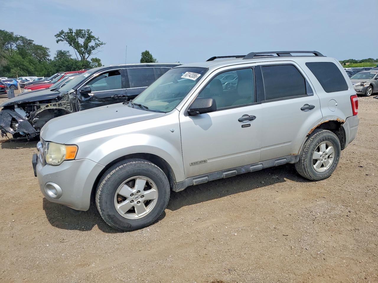 2008 Ford Escape Xlt Silver vin: 1FMCU93138KB29064