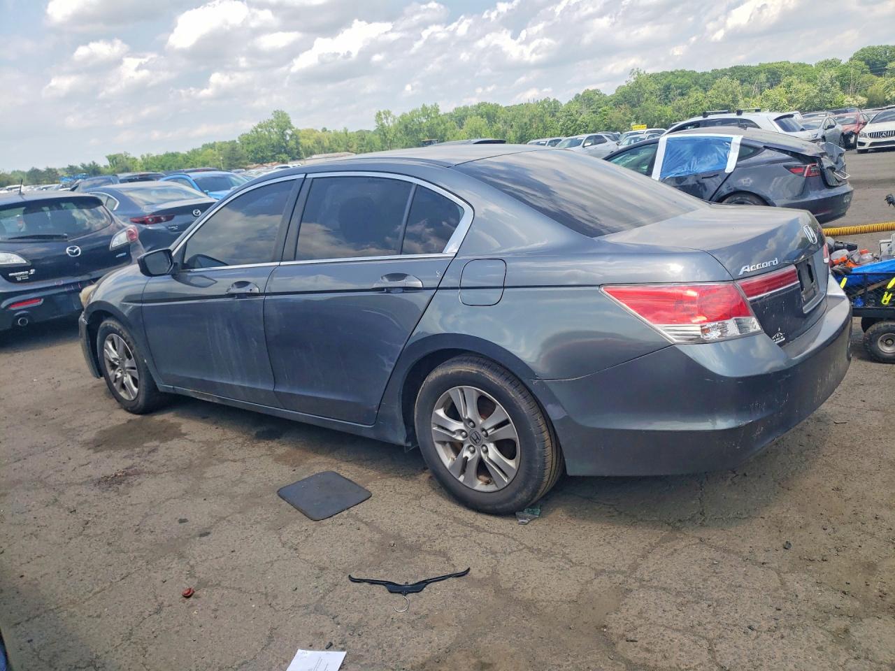 2012 Honda Accord Lxp Gray vin: 1HGCP2F4XCA050547