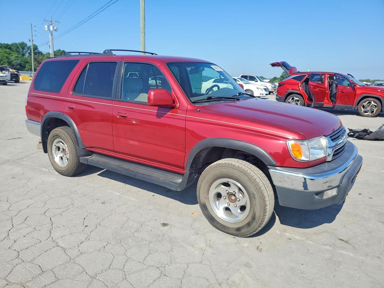 2001 Toyota 4runner Sr5 Темно-бордовый vin: JT3GN86R810184405