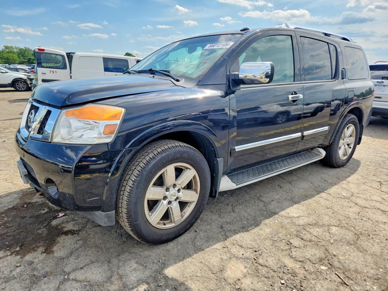 2010 Nissan Armada Platinum Черный vin: 5N1AA0NE5AN609915