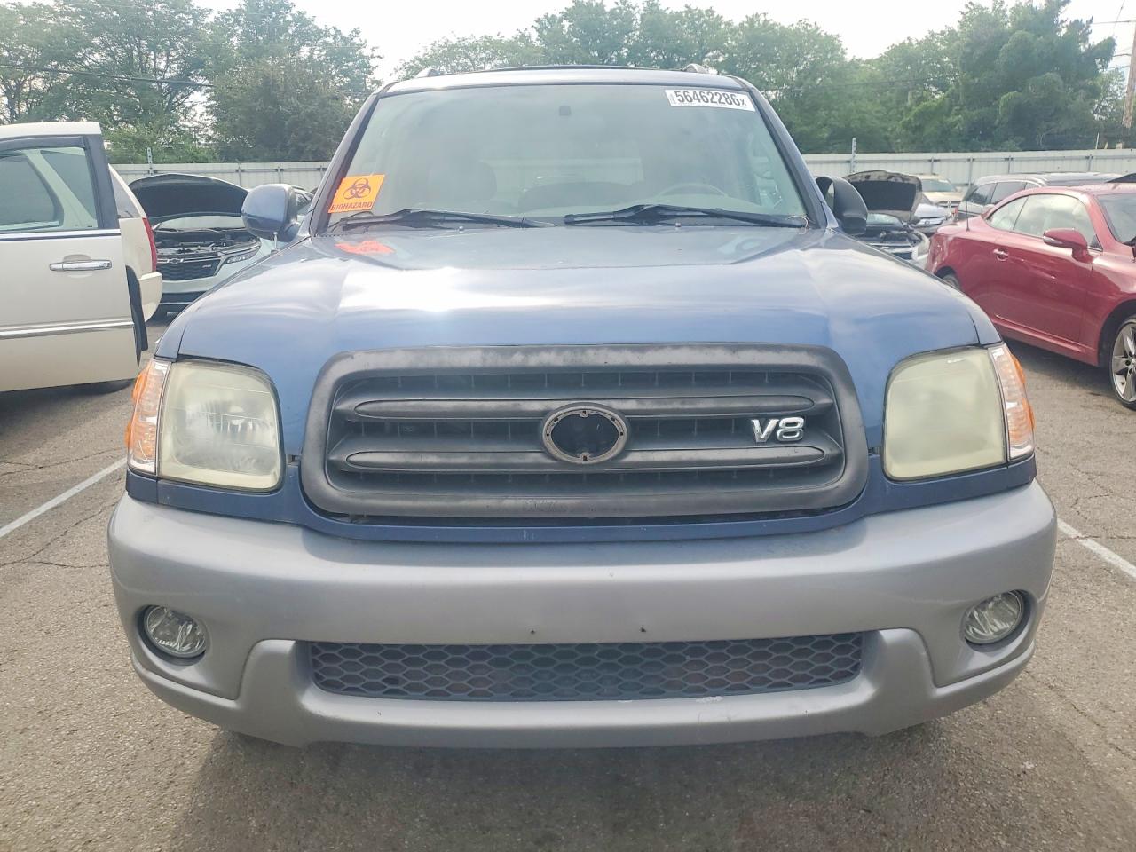 2002 Toyota Sequoia Sr5 Blue vin: 5TDBT44AX2S073211