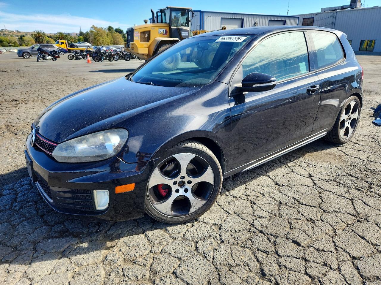 2011 Volkswagen Gti Black vin: WVWEV7AJ1BW123300
