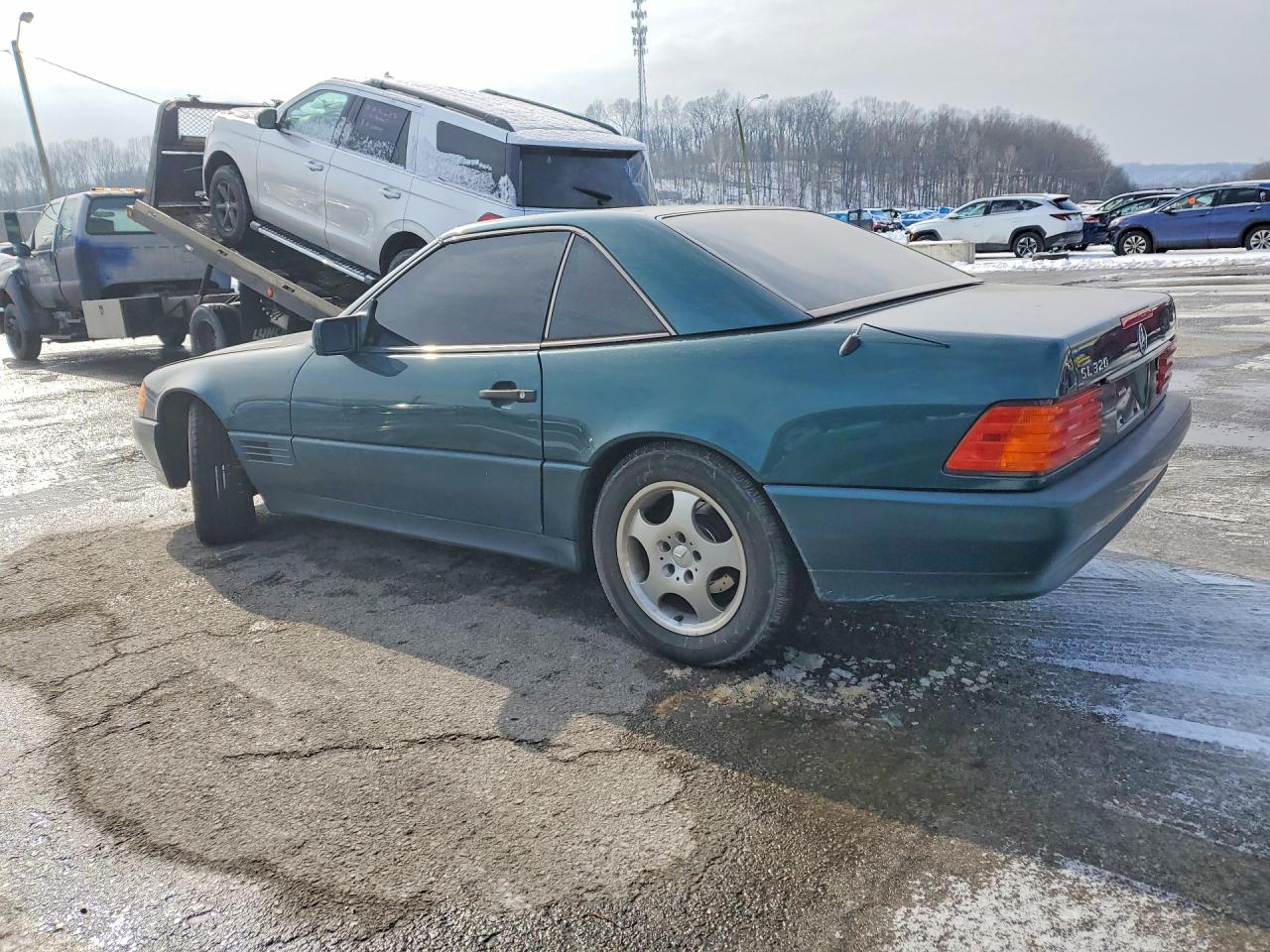 1994 Mercedes-benz Sl 320 Green vin: WDBFA63E0RF100061