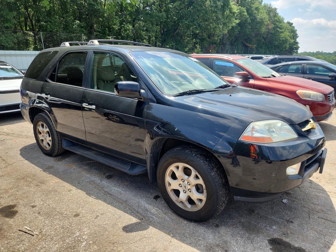 2002 Acura Mdx Touring Black vin: 2HNYD18832H540457