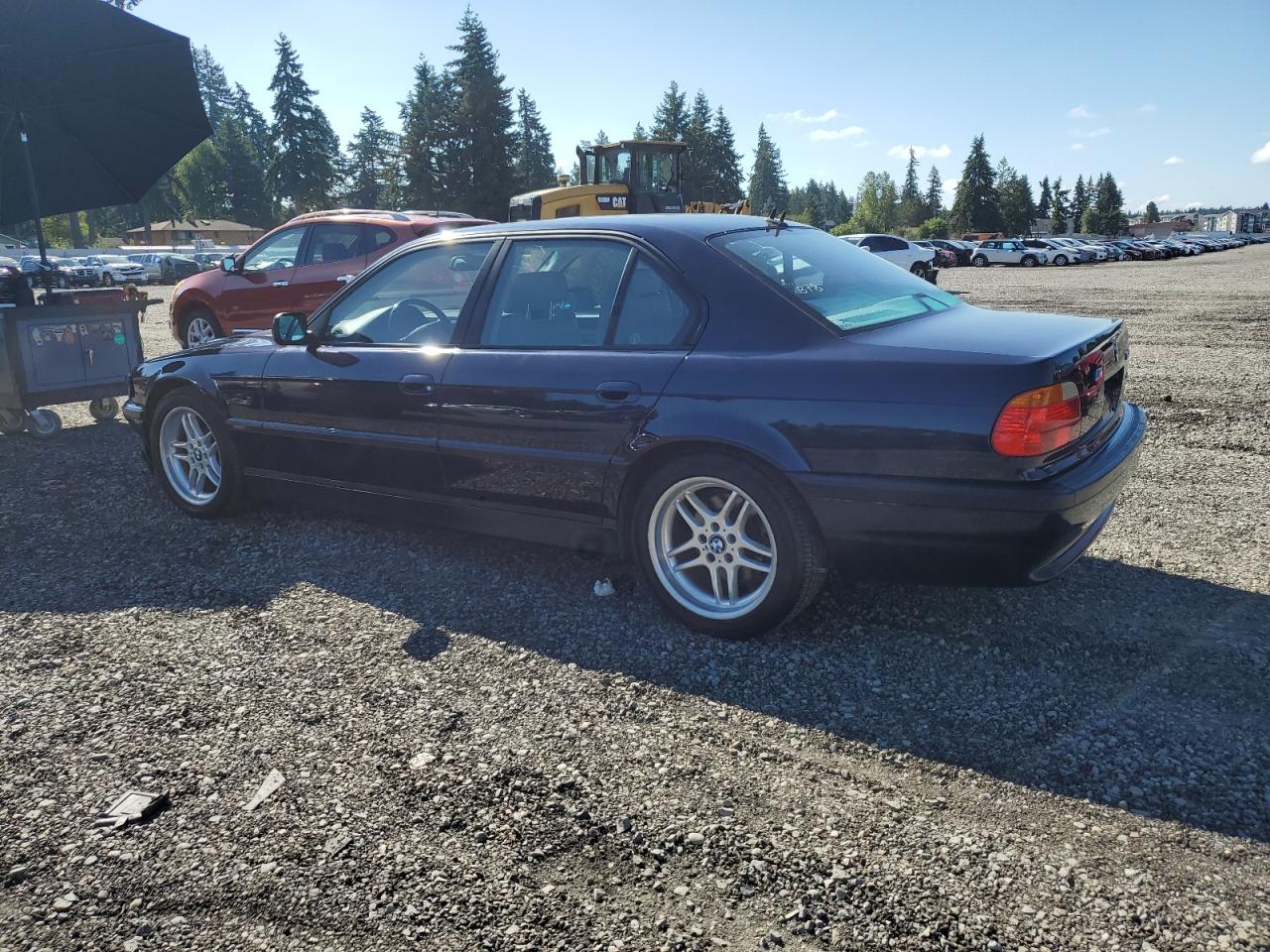 2000 Bmw 740 I Automatic Blue vin: WBAGG8343YDN77047