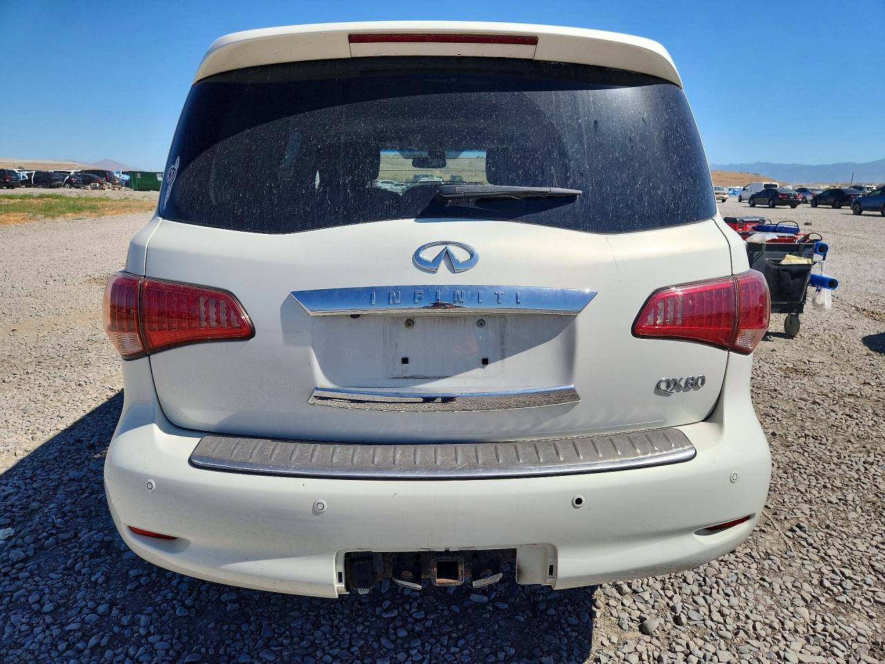 2014 Infiniti Qx80 Base White vin: JN8AZ2NE7E9067986