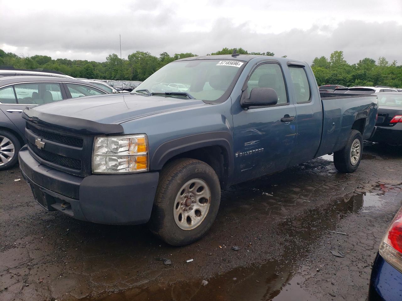 2007 Chevrolet Silverado K1500 Blue vin: 1GCEK19J07E527034