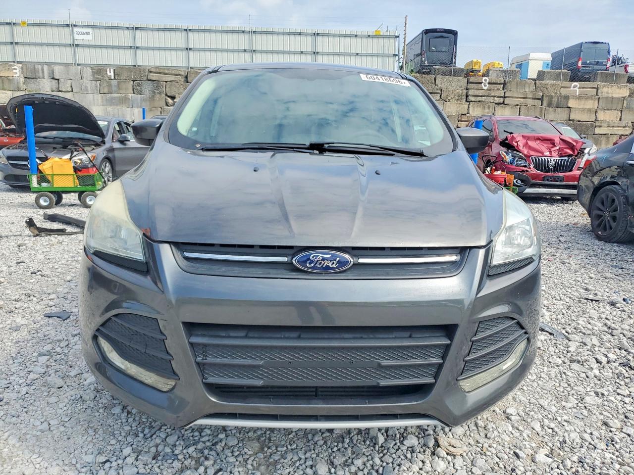 2015 Ford Escape Se Gray vin: 1FMCU9G97FUB82125