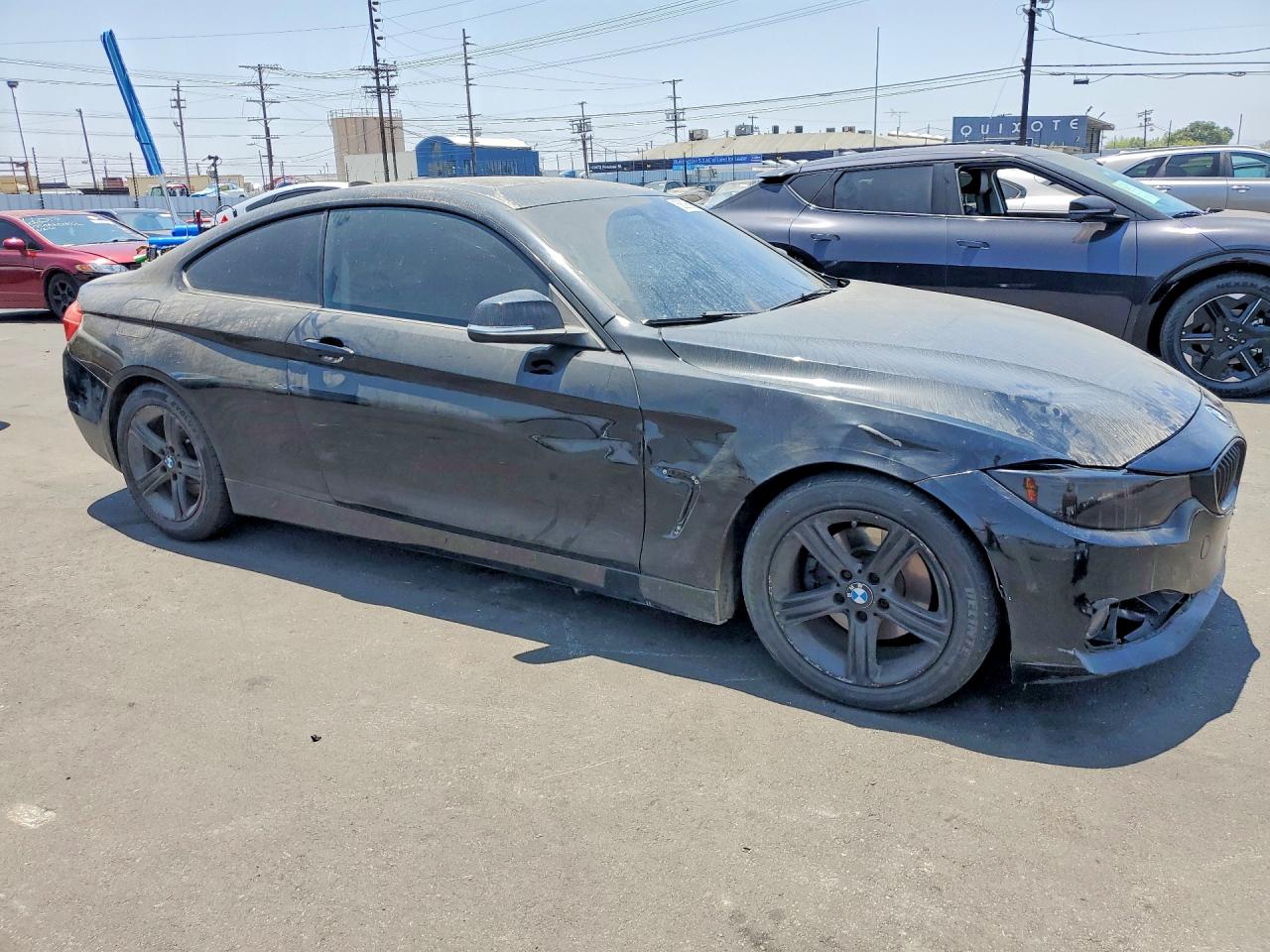 2014 Bmw 428 I Black vin: WBA3N7C52EF718195