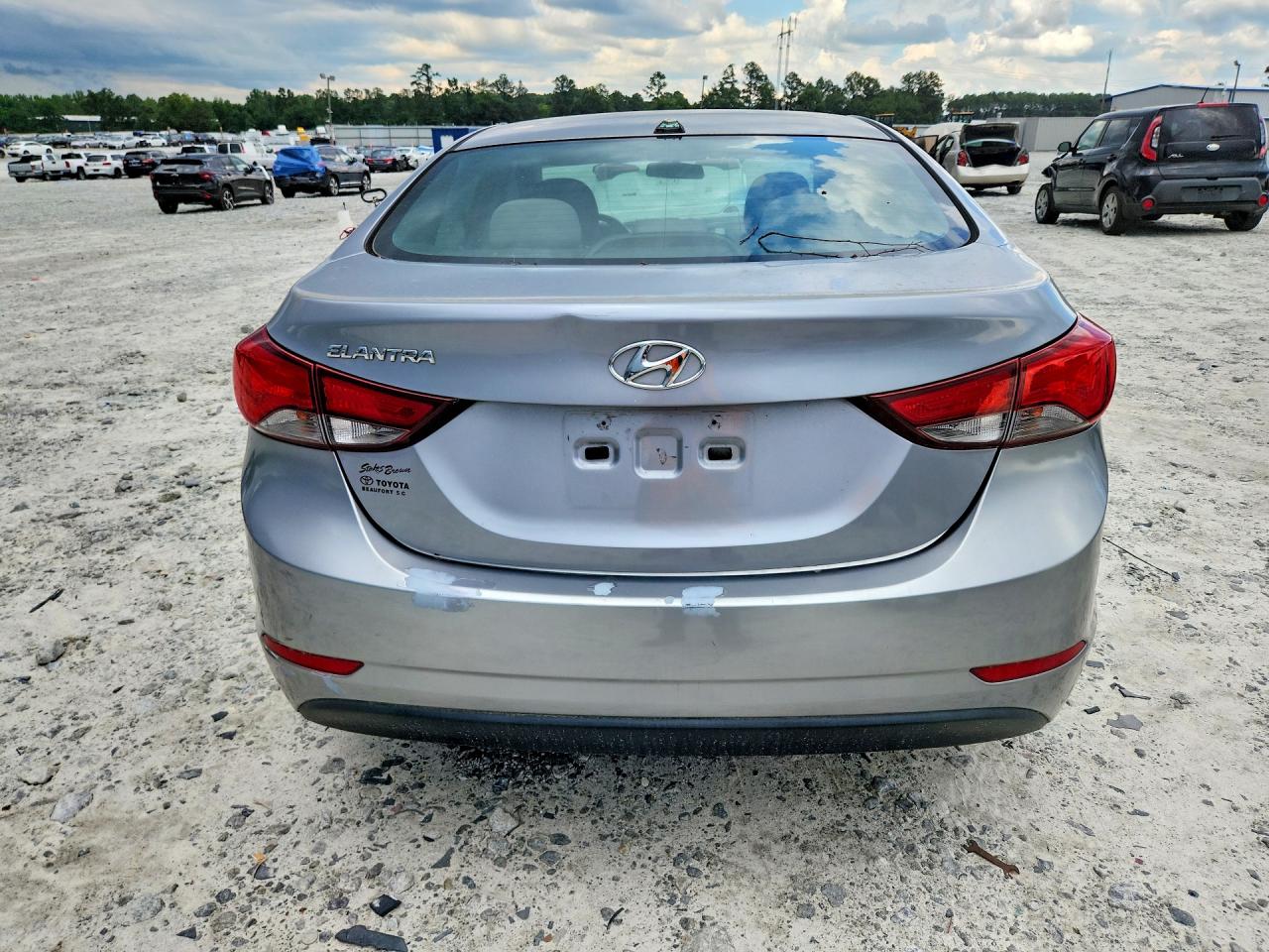 2015 Hyundai Elantra Se Gray vin: 5NPDH4AE6FH651107