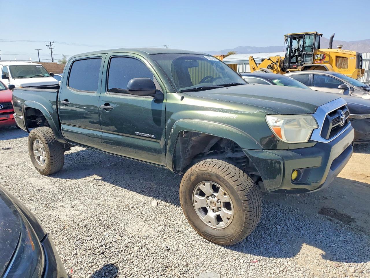 2013 Toyota Tacoma Double Cab Green vin: 5TFJX4GN1DX015922