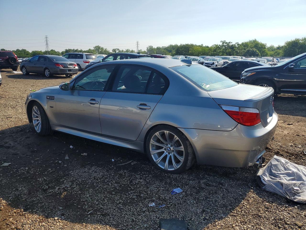 2006 Bmw M5 Gray vin: WBSNB93596B583301