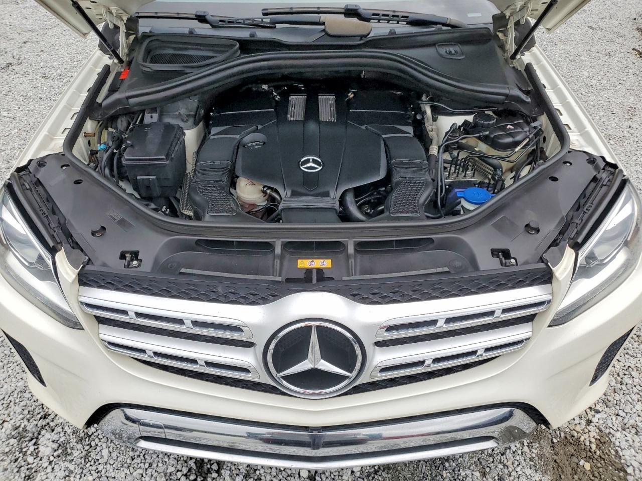 2018 Mercedes-benz Gls 450 4matic White vin: 4JGDF6EE3JB029789