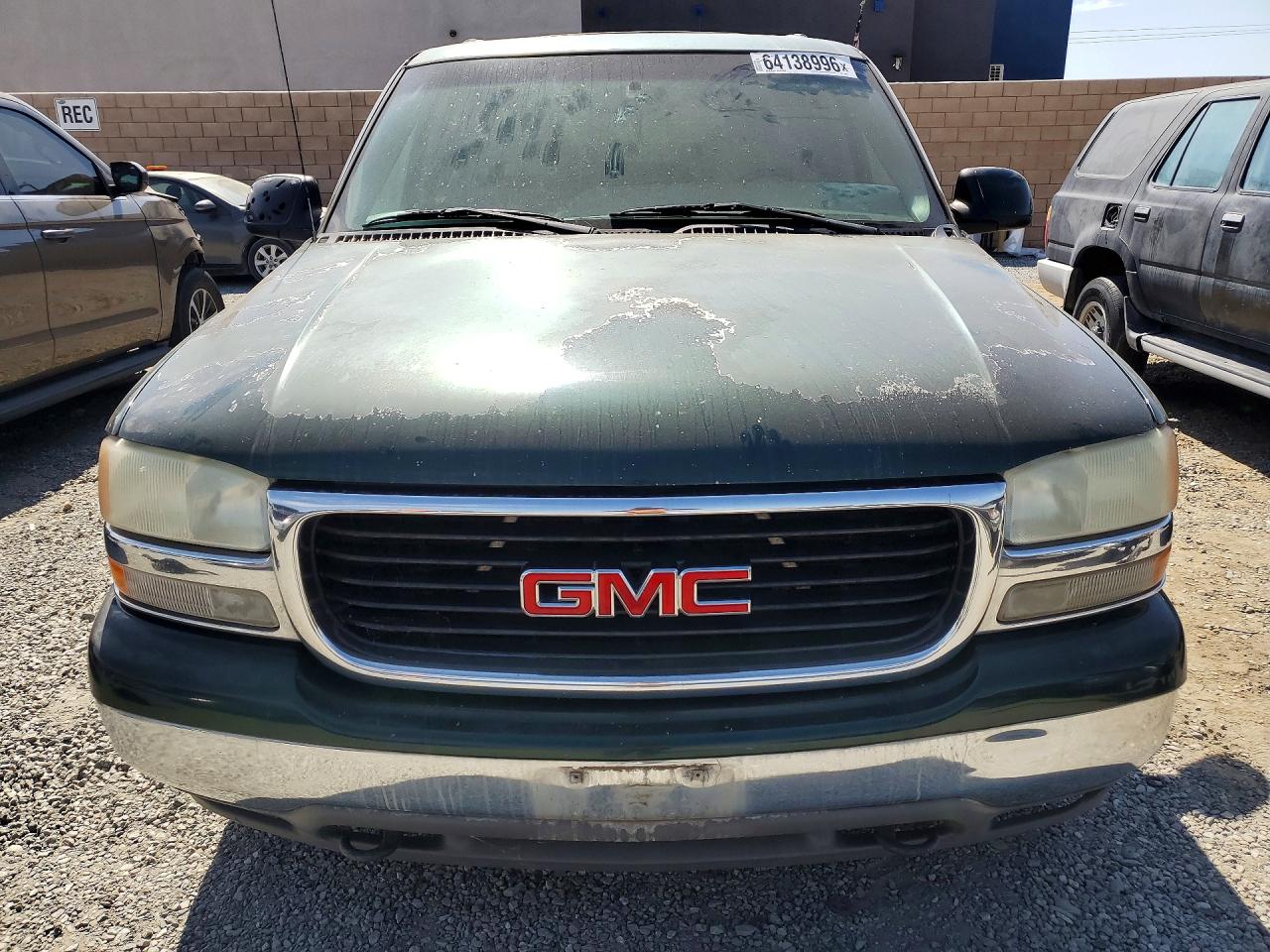 2001 Gmc Yukon Xl K1500 Green vin: 3GKFK16TX1G190046