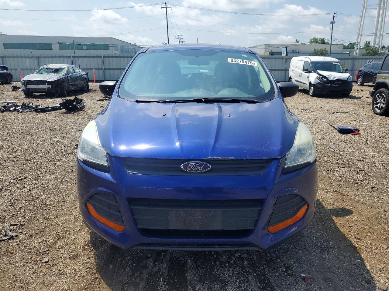 2015 Ford Escape S Синий vin: 1FMCU0F72FUC33056