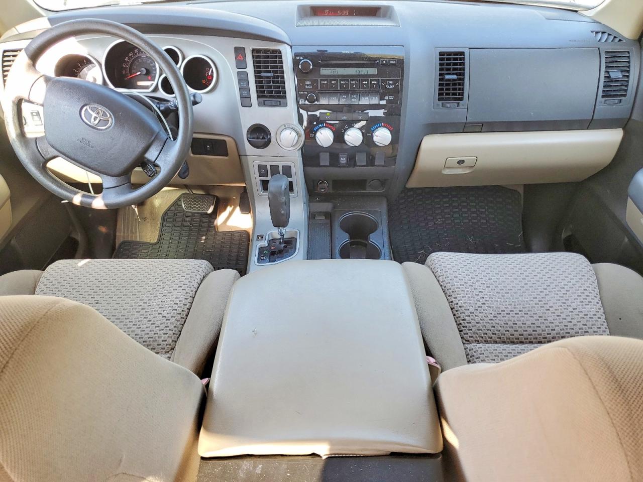 2007 Toyota Tundra Double Cab Sr5 Black vin: 5TFRV54107X032361