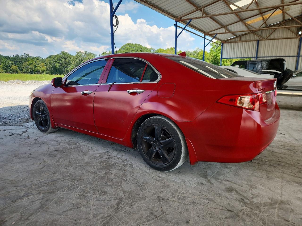 2011 Acura Tsx Red vin: JH4CU2F68BC010297