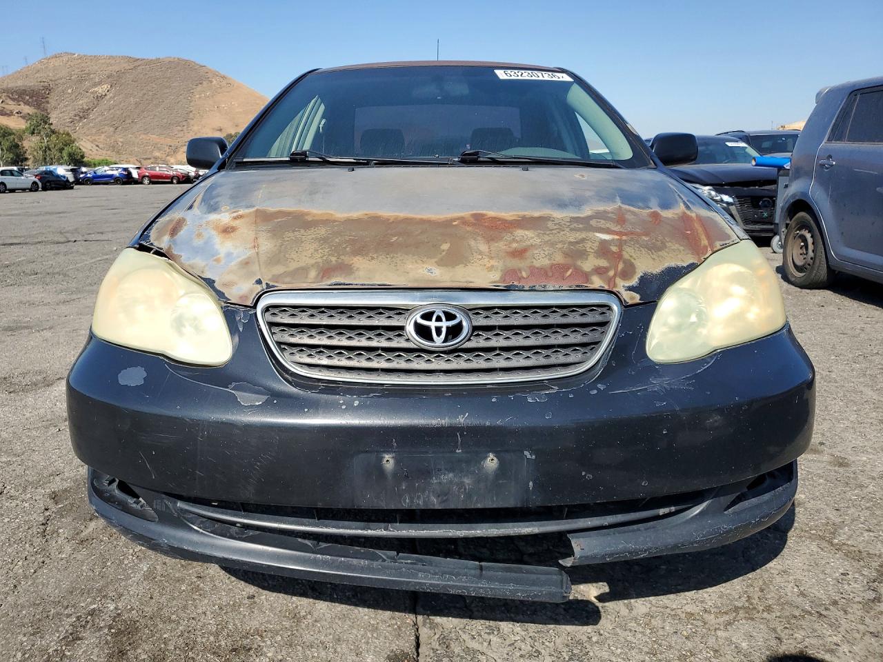 2005 Toyota Corolla Ce Black vin: 1NXBR32E75Z398389