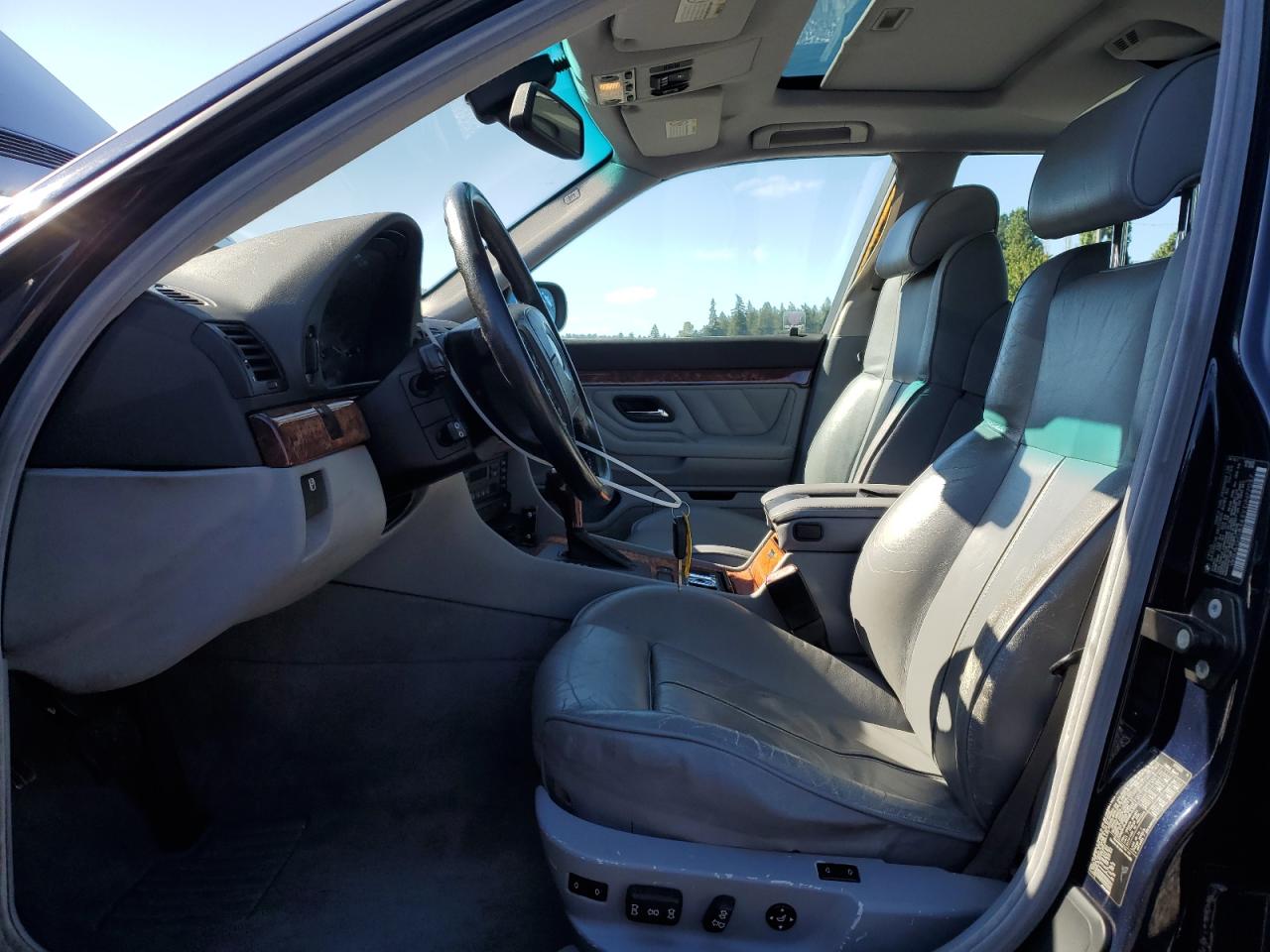 2000 Bmw 740 I Automatic Blue vin: WBAGG8343YDN77047