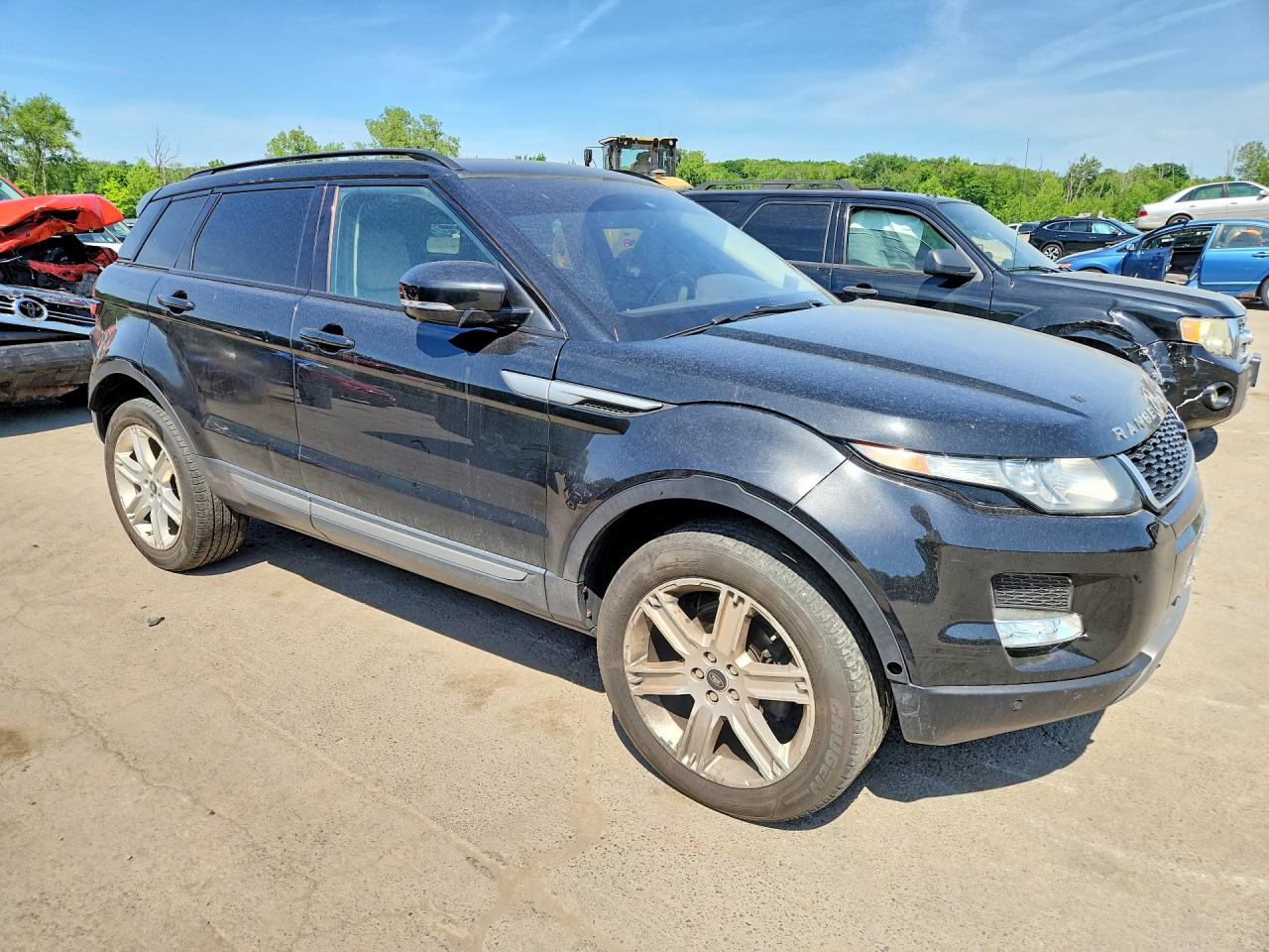 2013 Land Rover Range Rover Evoque Pure Premium Черный vin: SALVR2BG1DH718125