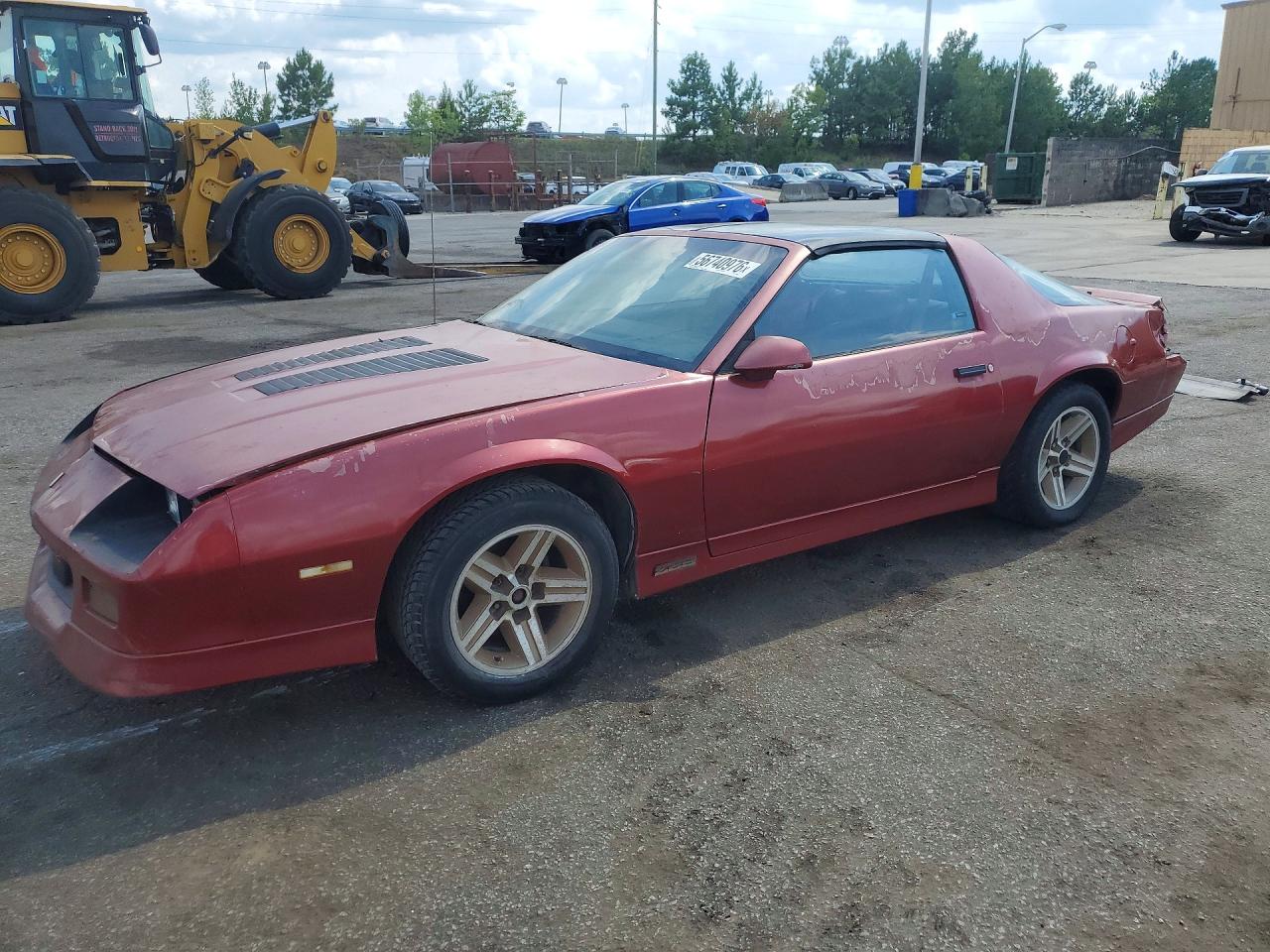 1987 Chevrolet Camaro Бордовый vin: 1G1FP21F8HL125982